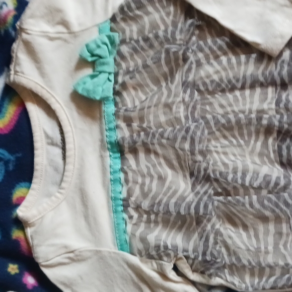 3/$15 Toddler's Adorable Zebra Stripe Inspired Top by Wonderkids - Picture 3 of 5